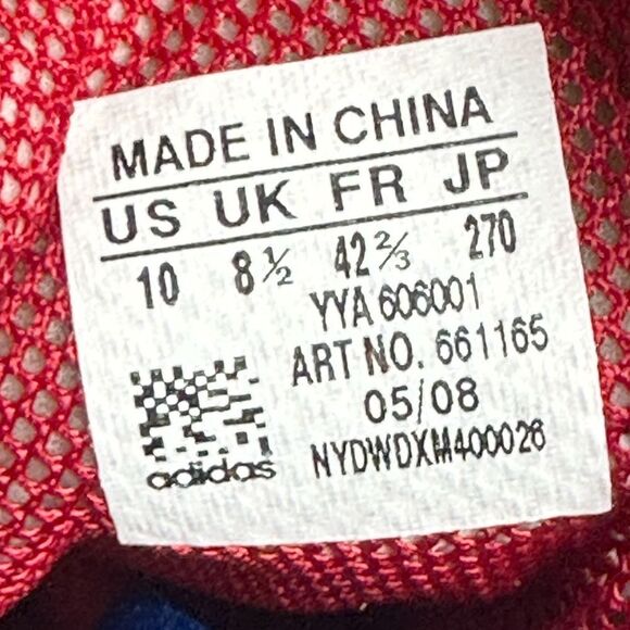 Adidas Kansas Jayhawks Team-Issued Blue Supernova Vintage W10/M9 y2k - Picture 6 of 9